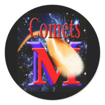 Alto logotipo del cometa de McCluer en Starfield pegatinas
