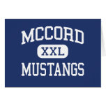 McCord Mustangs Middle School Columbus Ohio Cards