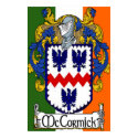 McCormick Coat of Arms Irish Flag Print by irishcountry McCormick Coat of Arms Irish Flag Print