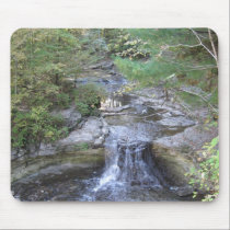 McCormick's Creek Waterfall Mousepad mousepads