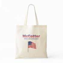 McCotter for Congress Patriotic American Flag Canvas Bag