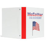 McCotter for Congress Patriotic American Flag Binder