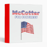 McCotter for Congress Patriotic American Flag Binder
