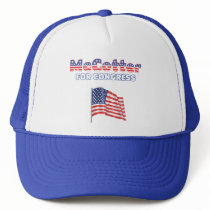 McCotter for Congress Patriotic American Flag Mesh Hats