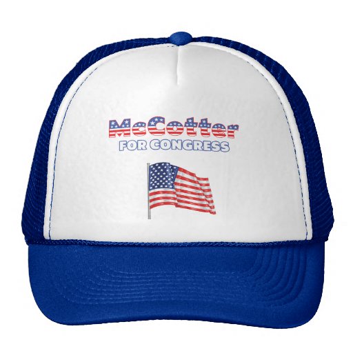 McCotter for Congress Patriotic American Flag Mesh Hats