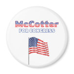McCotter for Congress Patriotic American Flag Fridge Magnet
