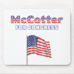 McCotter for Congress Patriotic American Flag Mousepad