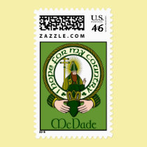McDade Clan Motto Postage Stamps stamps