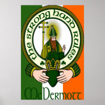 McDermott Clan Motto Poster Print