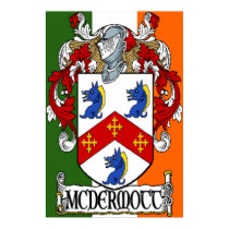McDermott Coat of Arms Poster Print by irishcountry McDermott Coat of Arms Poster Print