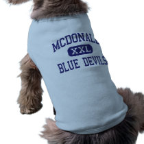 McDonald - Blue Devils - High - McDonald Ohio pet clothing