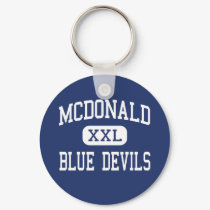 McDonald - Blue Devils - High - McDonald Ohio keychains