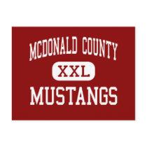 McDonald County - Mustangs - High - Anderson postcards by customteamsportswear McDonald County - Mustangs - High - Anderson postcards