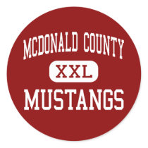 McDonald County - Mustangs - High - Anderson stickers by customteamsportswear McDonald County - Mustangs - High - Anderson stickers