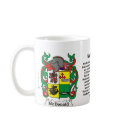 McDonald Family Crest on a muf mugs