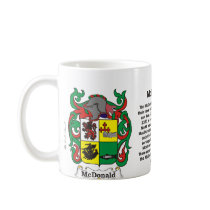 McDonald Family Crest on a muf mugs