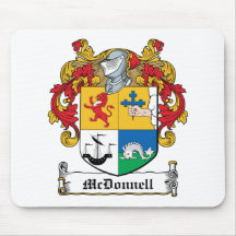 McDonnell Family Crest Mouse Mats