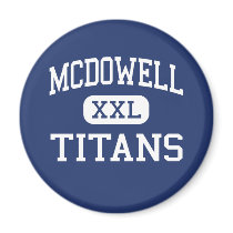 McDowell - Titans - High - Marion North Carolina magnets