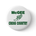 McGee Cross Country Pinback Buttons
