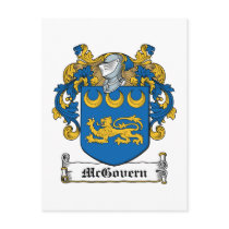 McGovern Family Crest postcards