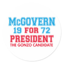 McGovern Gonzo Candidate Sticker