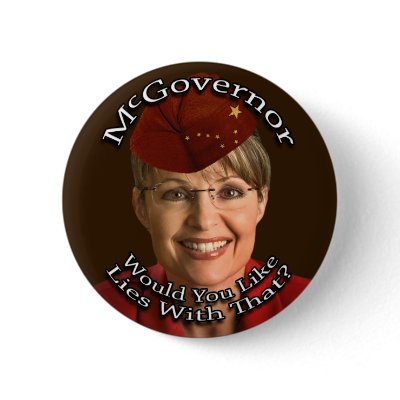 McGovernor Sarah Palin Buttons by The_Speech_Zone