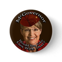McGovernor Sarah Palin buttons