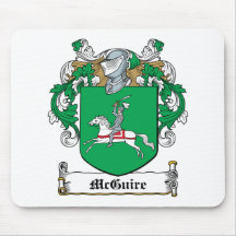 McGuire Family Crest Mouse Mat