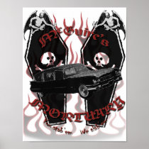McGuires Motuary - you stab'em - we slab'em posters