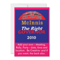McINNIS Governor Invitation
