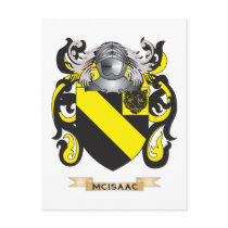 McIsaac Coat of Arms (Family Crest) Postcards