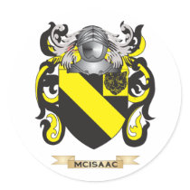 McIsaac Coat of Arms (Family Crest) Stickers