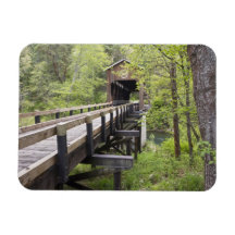 McKee covered bridge, Jacksonville, Oregon Rectangle Magnets