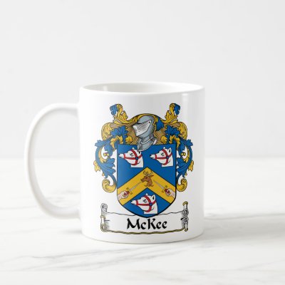 McKee Family Crest Mug by coatsofarms