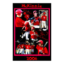 McKinnie Freshman Baseball Poster posters