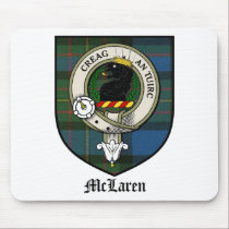 McLaren Clan Crest Badge Tartan mousepads