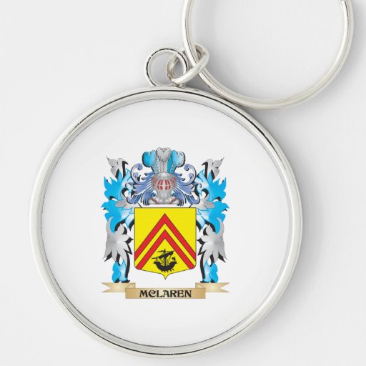 Mclaren Coat of Arms Family Crest Keychain Zazzle