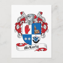 McLarty Family Crest postcards