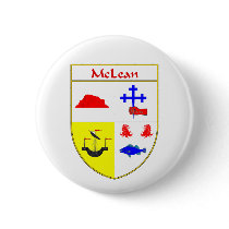 McLean Coat of Arms/Family Crest buttons