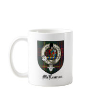 McLennan Clan Crest Badge Tartan Mug
