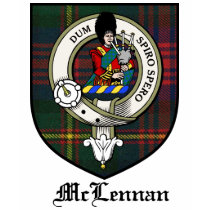 McLennan Clan Crest Badge Tartan t-shirts by clan_badges McLennan Clan Crest Badge Tartan t-shirts