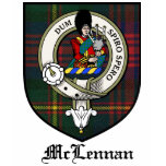 McLennan Clan Crest Badge Tartan Shirts