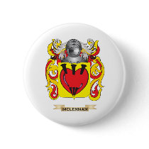 McLennan Coat of Arms (Family Crest) Pinback Button