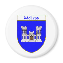 McLeod Coat of Arms/Family Crest magnets