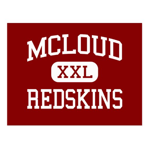 McLoud Redskins High School McLoud Oklahoma Postcard Zazzle