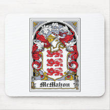 McMahon Family Crest Mouse Pads
