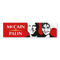 MCMILF, MCCAIN PALIN 2008 BUMPER STICKERS