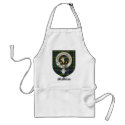 McMillan Clan Crest Badge Tartan aprons