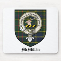 McMillan Clan Crest Badge Tartan mousepads