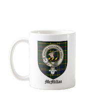 McMillan Clan Crest Badge Tartan Mugs